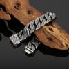 New Trendy Card Wheel Trendy Jewelry European and American Creative Pattern Cast Men's Bracelet