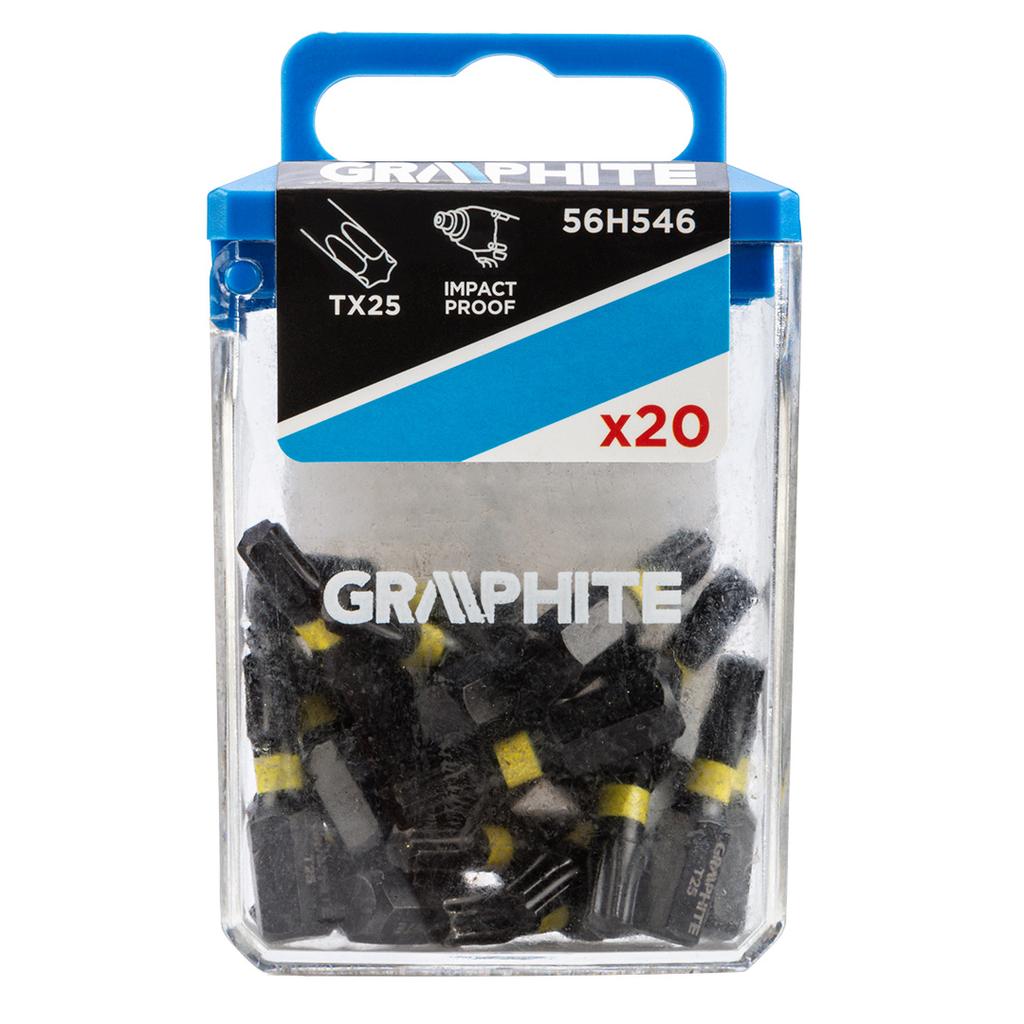 Impact bits TX25 x 25 mm, 20 pcs.