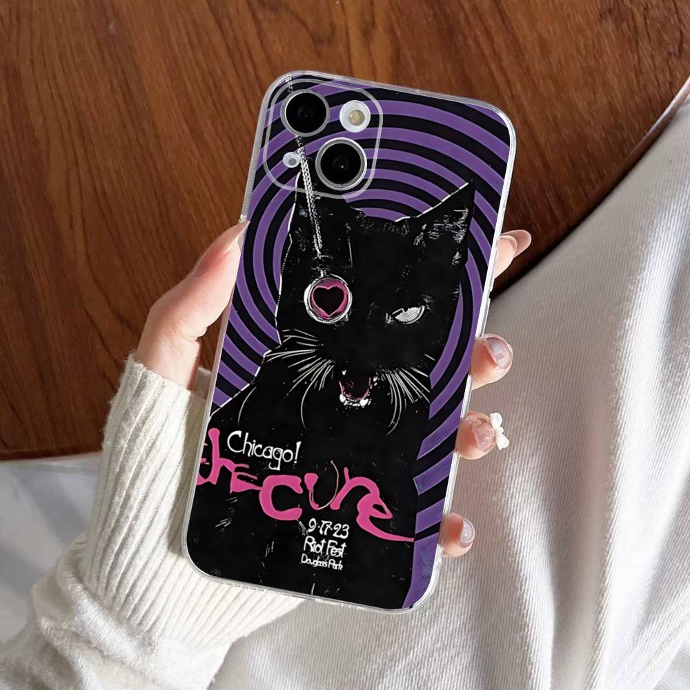 Горячий Классический Рок Чехол Для Телефона Группы The C-CureS Для IPhone 17 16 15 14 13 12 11 Pro Max Plus Мягкая Крышка Персонализированный DIY