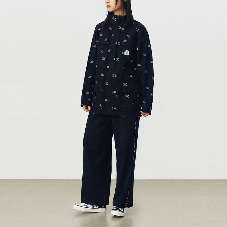 Vans Куртки Унисекс Черные Лацканы Умеренные Рабочая одежда VN0A54KOBLK