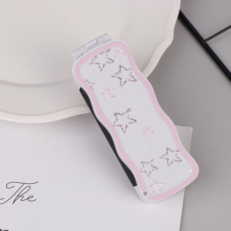 Мини-щетка для волос, складная массажная расческа, массаж головы, антистатическая портативная дорожная щетка для волос, расчески для волос для девочек с зеркалом