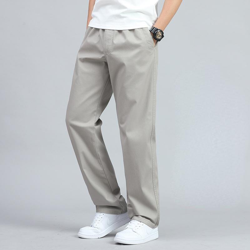 Мужские комбинезоны большого размера с несколькими карманами, прямые свободные хлопковые брюки-карго, весенне-осенние мужские спортивные брюки на открытом воздухе