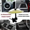 T Tersely Car Crash Cymbal, Mini Drum, Stainless Steel Air Vent Cymbal with Adjustable Angle, Creative and Fun Car Decoration for Driving, No Tools Re