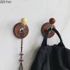 Ретро Крючок из гнутого дерева грецкого ореха Крючки для одежды и шляп Настенный Органайзер Подвесные крючки Настенный держатель для хранения Декоративные полки