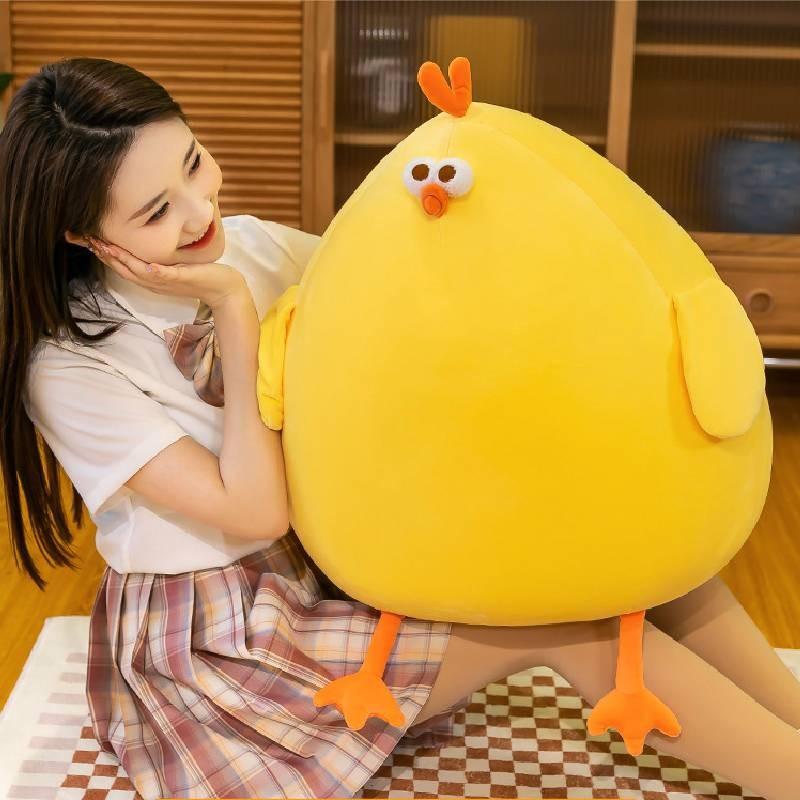 Miniso Мягкая плюшевая игрушка-подушка в виде цыпленка, мягкий и приятный компаньон для всех возрастов