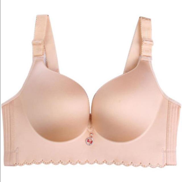 Женщины плюс размер бюстгальтеры пуш-ап DE без косточек без косточек тонкое сексуальное нижнее белье женское белье плюс размер бюстгальтер пуш-ап для женщин