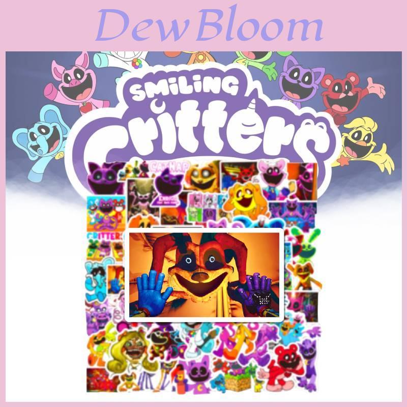 Милые мультяшные наклейки с животными Smiling Critters для автомобиля, ноутбука, телефона, холодильника, водонепроницаемый ПВХ-материал