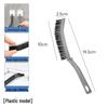Multifunctional Hard Bristle Crevice Brush for Bathroom, Toilet, Kitchen, and Windows