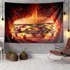 Golden French Fries Background Tapestry, Unique Design Tapestry, Wall Decor for Bedroom,Livingroom, Playroom,Heartwarming Fan Holiday Gifts