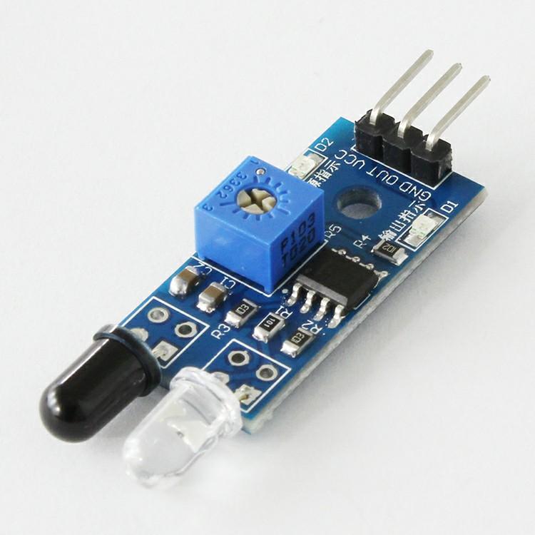 Smart Car Obstacle Avoidance Sensor Module Infrared Pair Tube Module Photoelectric Reflective Sensor Arduino