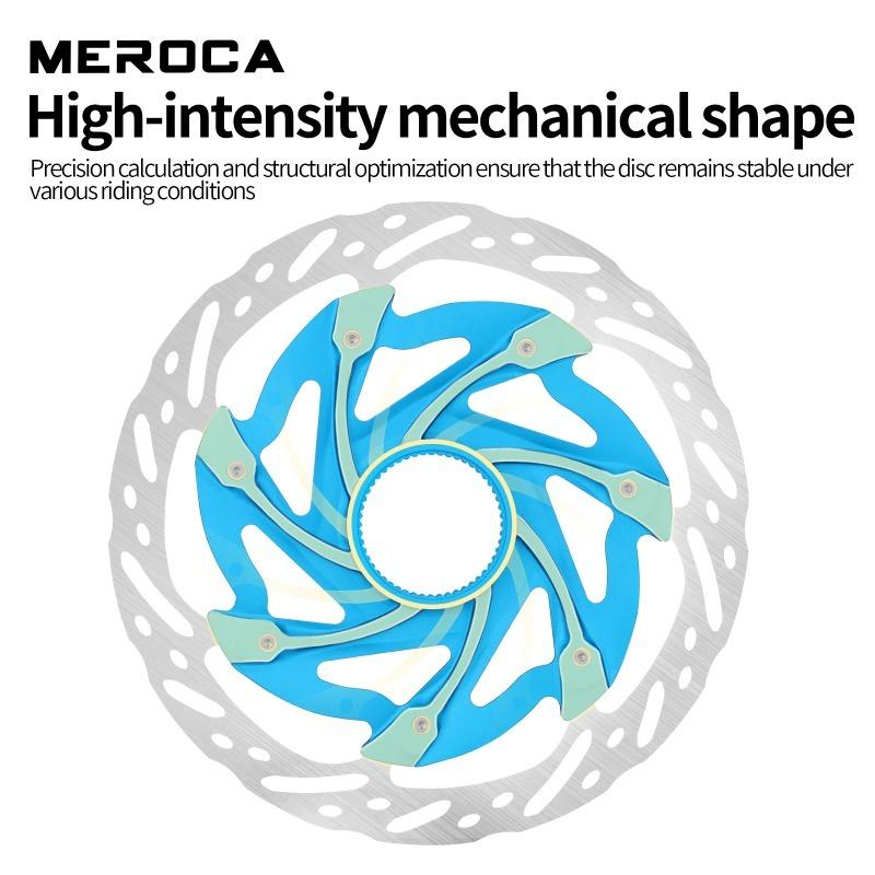 MEROCA XR 160MM Bike Centerlock Rotor 140MM Heat Dissipation MTB Road Bike Disc Brake Rotor Ultralight Durable Floating Rotors
