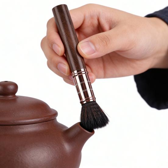 Деревянная чайная щетка Yousheng с нейлоновой щетиной Многоцелевой инструмент для чистки чайника, кофемашины, глубокой очистки, аксессуар для чайной церемонии Кунг-фу, для удаления пыли