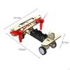Double Engine Wind Powered Aircraft, Physical Scientific Experiment Set, Fun Assembling Education