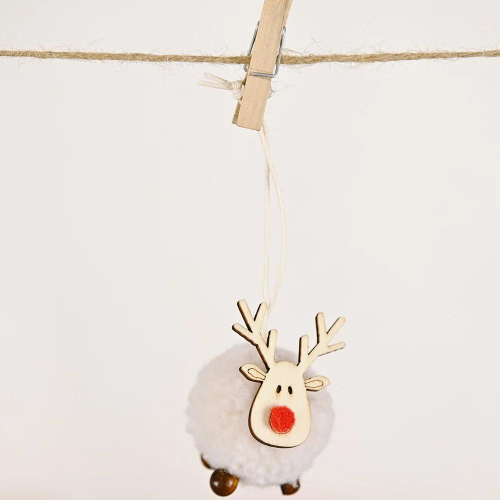 Christmas Decor Christmas Ornament Felt Elk Pendant Creative New Christmas Tree Hanging Gift Home Decoration