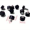 8PCS M6*6mm Bottom Width Three-wire Adjustable Foot Furniture Table Chair Cabinet Height Adjustment Foot Hardware Accessories