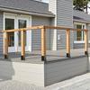 4x4 Post Base 10 Pcs, Inner Size 3.6x3.6 inch / 91.44x91.44 mm Post Brackets, Heavy Duty Carbon Steel Decking Posts, Wood Posts Brackets for Pavilion