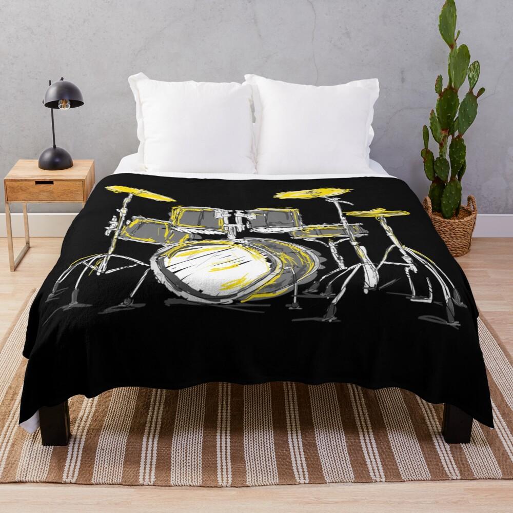 Drums Throw Blanket