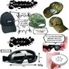 ANCL Airsoft Face Guard, Goggles, Hat, Protector, Face Mask, Airsoft (Typhon Black)