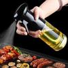1 шт. черный прозрачный кухонный флакон для масла, распылитель для масла для готовки, бутылка для оливкового масла, фитнес-барбекю, распылитель для масла, бытовой