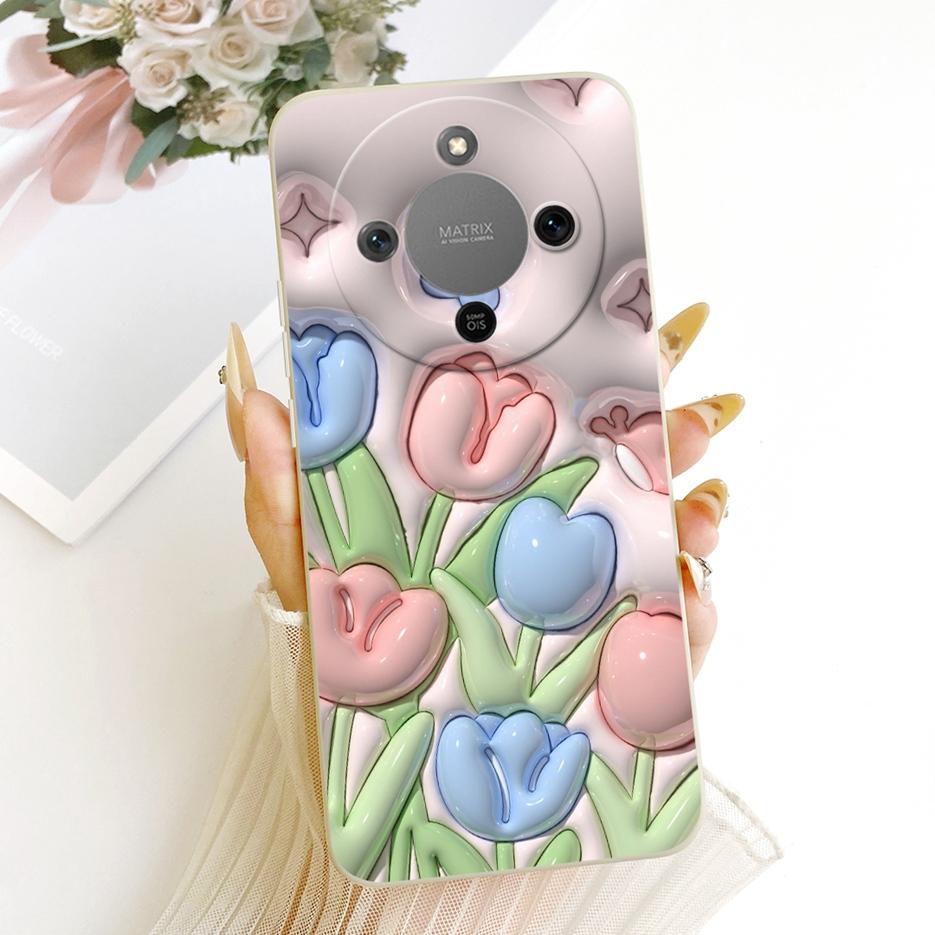 Чехол для Honor Magic 8 Lite Чехол для Honor X9d MTN-NX1 Милый Чехол с Мультяшным Рисунком Собаки Панды Силиконовый Чехол для Honor X70 X 70 HonorX9d Мягкие Fundas