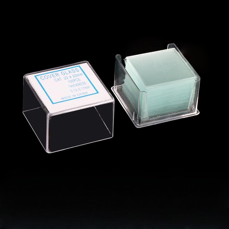 100 шт. Аксессуары для микроскопа сделай сам Прозрачные предметные стекла Покровные стекла Покровные стекла 18X18 20X20 22X22 24X24 24X32 24X50 мм