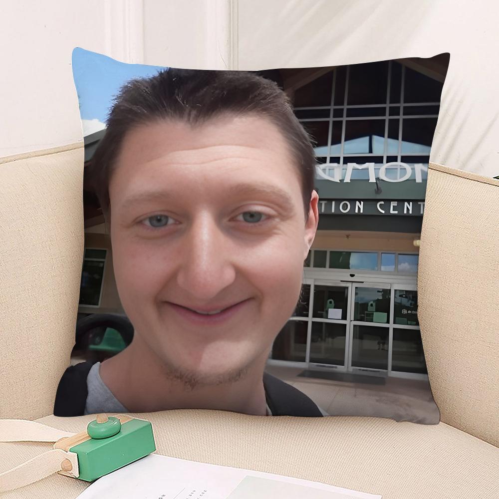 D-Daniel Larson Selfie Pillow Case 3D Print Polyester Fiber 45*45 cm Home Sofa Throw Pillow Cover Decoration Festival Gift
