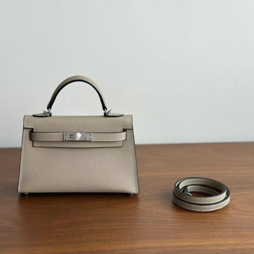 Euli Портативная цепочка-веревка второго поколения Пятизолотая пряжка с одним листом Мини-стиль для ношения через руку Женская сумка Замок с пряжкой