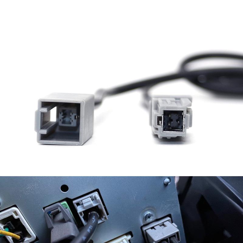 Car Aux Audio Media Data Wire USB Adapter 4 PIN Plug Cable for Subaru for Honda for Toyata for Mazda Radio CD Android Navigation