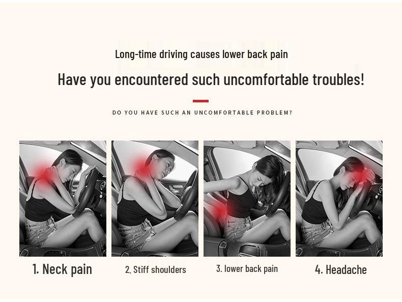 Пара подушек подголовника и поясничной поддержки для автомобиля Mercedes-Benz Maybach