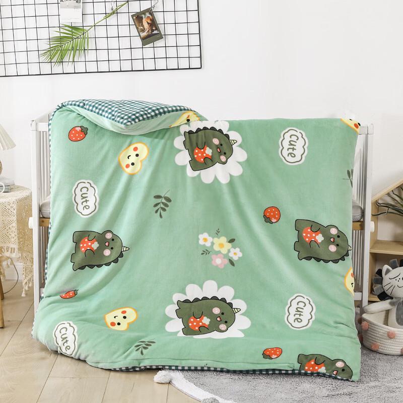 Oeny Kids Thickened Milk Fleece Winter Nap Quilt
