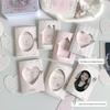 Мини DIY двустворчатый полый протектор для карточек для маленьких карт - Декоративная открытка