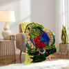 1pc Rat Fink,Virgin Mary,Tattoo ArtTheme Digital Printed Flannel Blanket, Super Soft Plush Fleece Bed Cover, Multi-Function Four Seasons Hyp