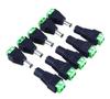 5Set 2.1mm X 5.5mm Female Male DC Power Plug Adapter  Female Plug Jack Adapter Connector Male Plug Socket Green