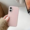 Жидкий силиконовый чехол для мобильного телефона Apple iPhone 16 15 14 13 12 11 Pro 13 mini X XR Xs Max матовый мягкий задний чехол Fundas