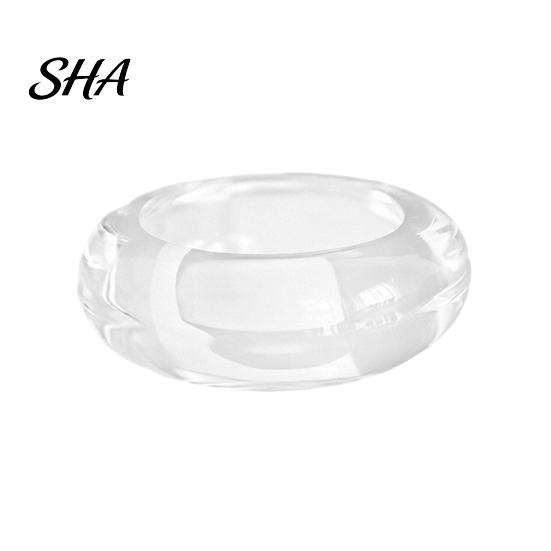 Bedroom Candle Holder Glass Flower Tealight Holder, Plum Blossom Heat Resistant for Home Party Decor, Wedding Table Centerpiece