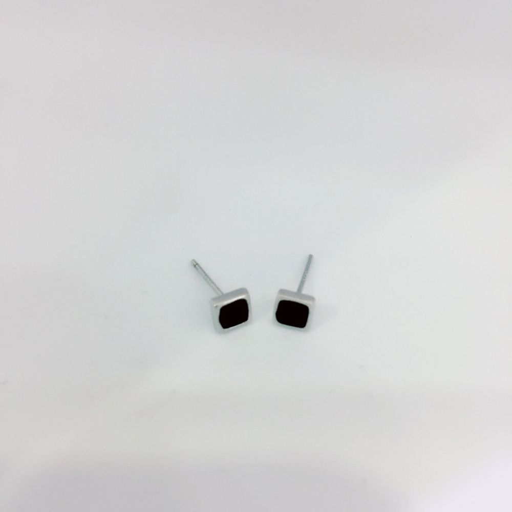 Geometric Star Handsome Dripping Oil Korean Style Ear Stud Fashion Jewelry Female Heart Earrings