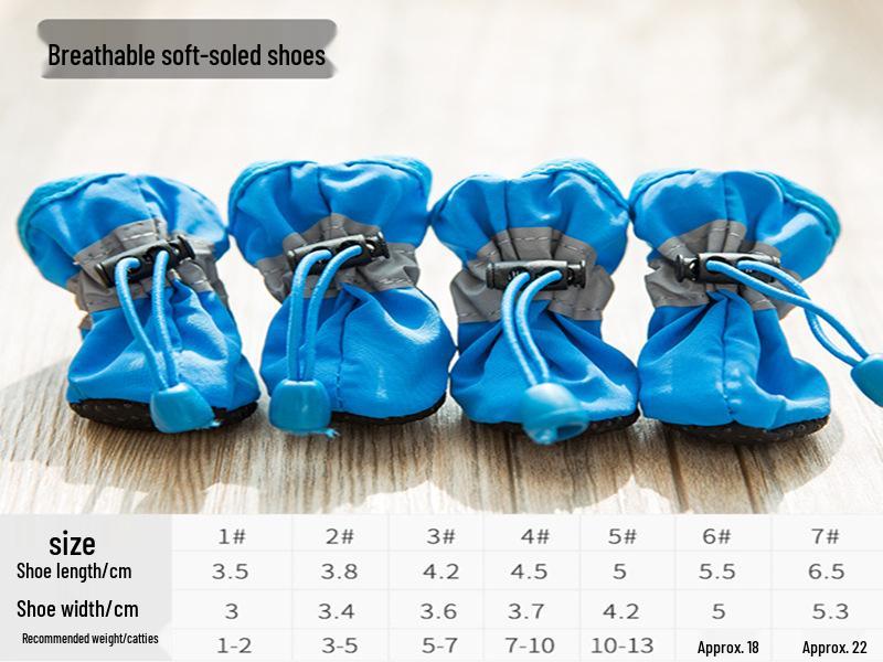 Дышащая обувь для маленьких собак – Неводонепроницаемые чехлы для лап для померанских шпицев и бишонов, Подходят для весны и зимы