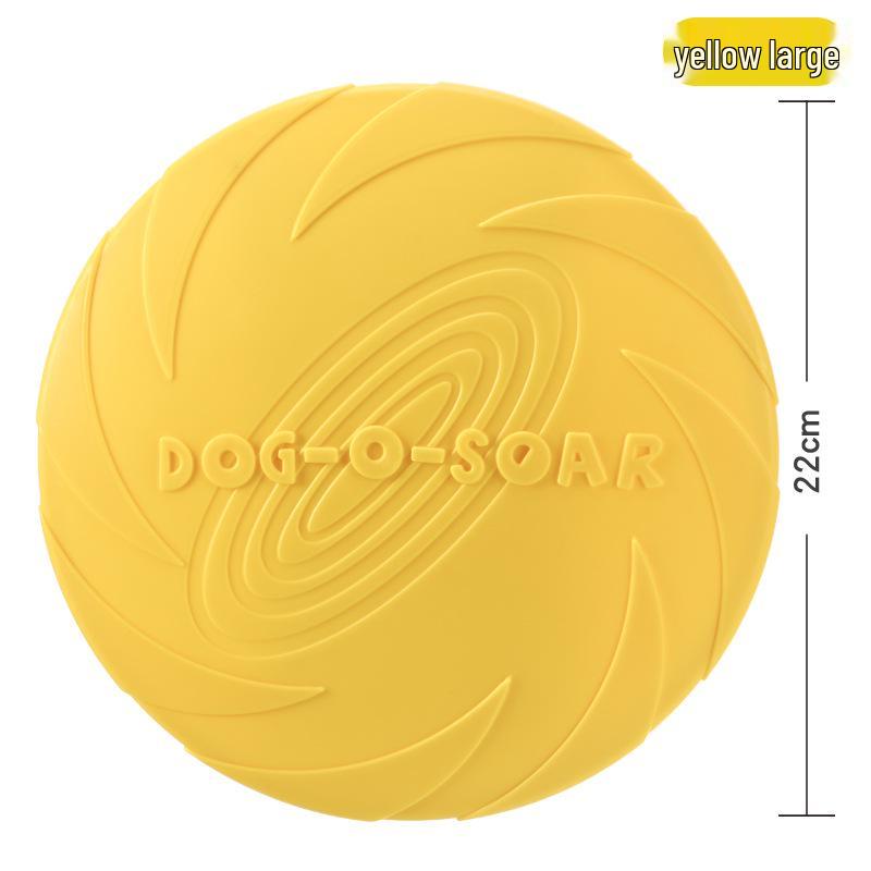 DOG-O-SOAR Bite-Resistant Floating Silicone Dog Frisbee Toy