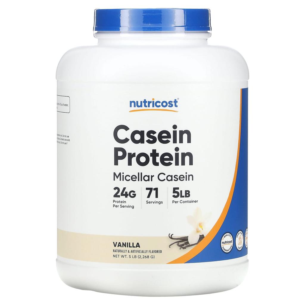 Nutricost, Casein Protein, Vanilla Flavor, 5 lb (2,268 g)