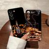 Чехол для телефона «Сигара и Виски» для S23 Samsung S24 Ultra S22 S20 Fe S21 Plus Galaxy A54 A34 A24 A53 A13 A16