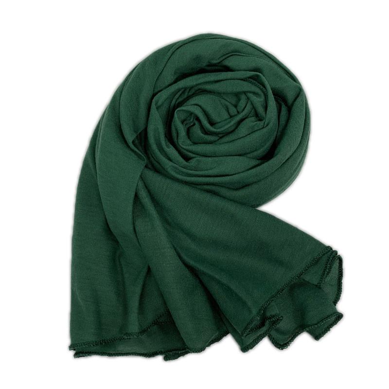 Женский однотонный хлопковый трикотажный шарф с пузырьками, хиджаб, однотонная повязка на голову, платки, женские мусульманские хиджабы, магазин