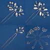 3pcs Handmade Rhinestone Hairpin Sparkling Women Tiara Stylish Bride Hair Accessories  Girl