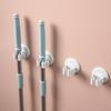 Self-Adhesive Brush Broom Hanger Wall-Mounted Mop Storage Rack Multipurpose Mop Clip  Kitchen
