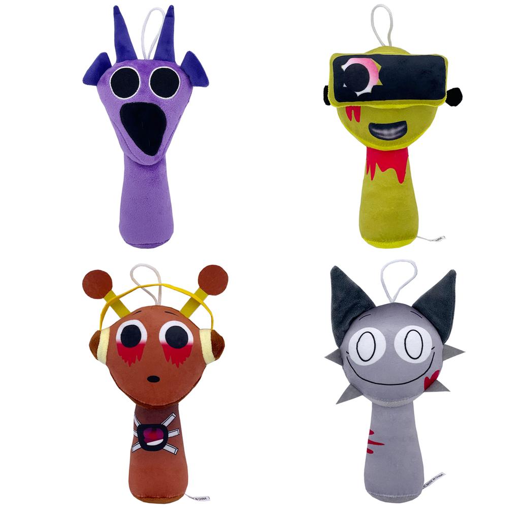 Plush Sprouts Toys Sprunki Incredibox Plush Doll Sprunki Game Cartoon Pillow Kids Birthday Gifts Stuffed Dolls Christmas Gift