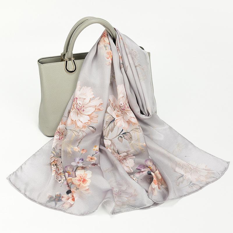 Shanghai Story New Mulberry Silk Scarf for Women In Summer Thin and Versatile Hangzhou Silk Shawl Gift Scarf for Mom