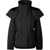 Canada Goose SS24 Olivine Series Windproof Waterproof Detachable Hood Drawstring Long Sleeve Outdoor Lightweight Jacket Women jackets Black 4853W-61