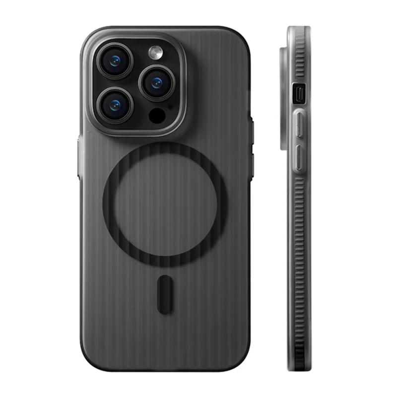 Luxury Wireless Charging Phone Case for Magsafe Magnetic Matte Clear Case for Iphone 15 14 Plus Pro Max 13 Cover Protective