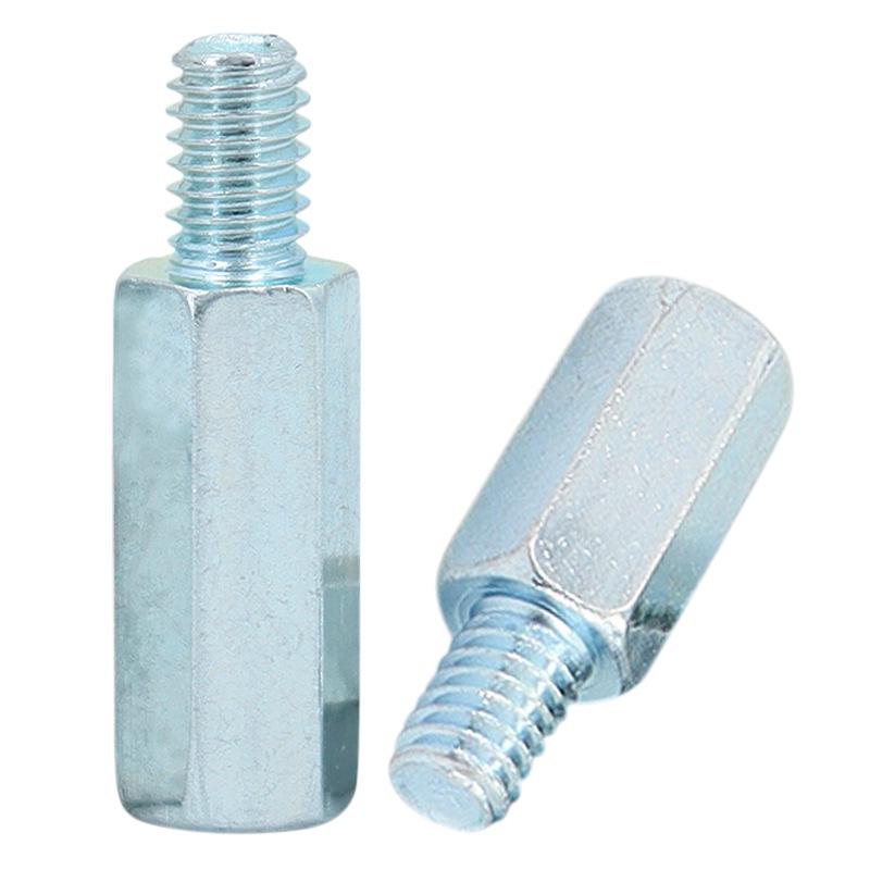 Шестигранная железная колонна с синим и белым цинковым покрытием для печатной платы (M3-M6)