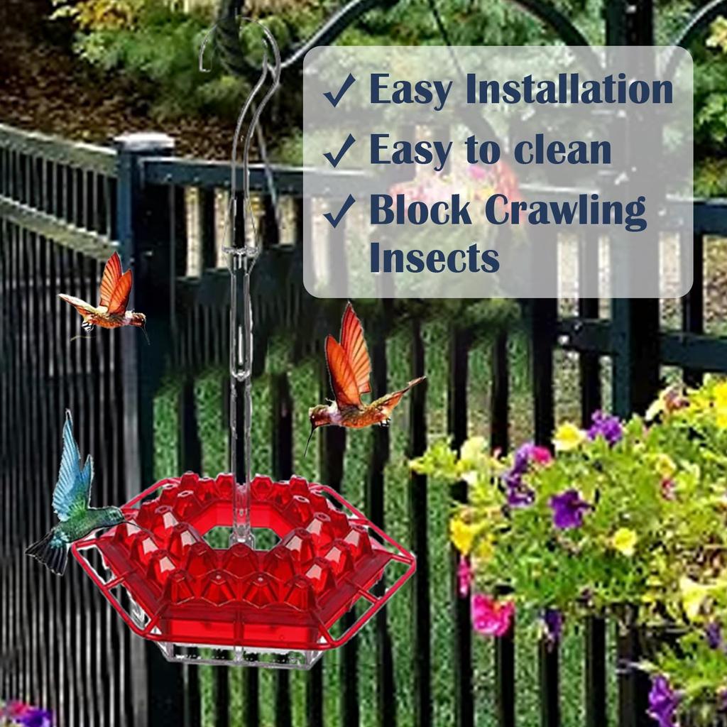 Кормушка для колибри, кормушки для колибри на открытом воздухе, уличное подвесное украшение для сада(1PCS)