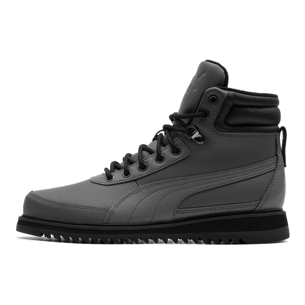 Puma Desierto V2 Leather Sports Comfortable Trendy High-Top Lifestyle Casual Shoes Unisex Casual Shoes Black 373025-04